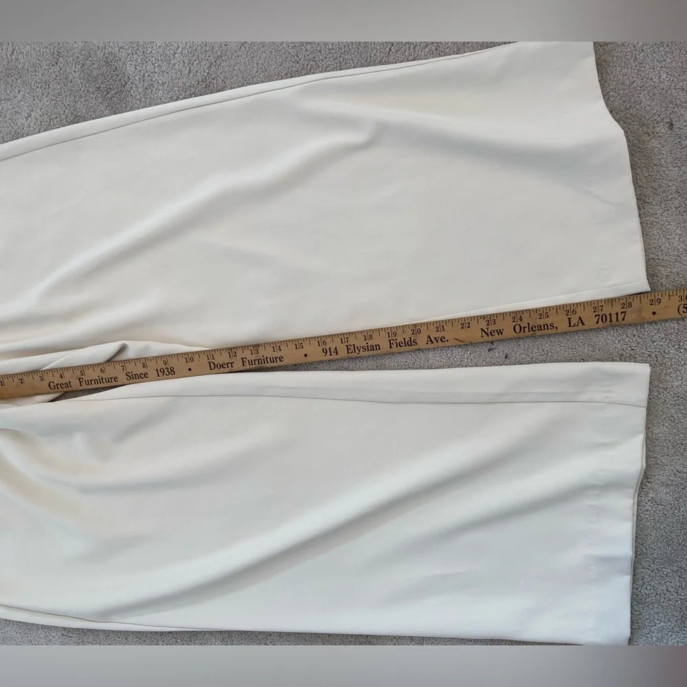 French Connection Cream Wide Leg Pants - Picture 7 of 8